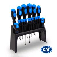 Image for 18-piece Chrome Vanadium Steel Screwdriver Set With Stand